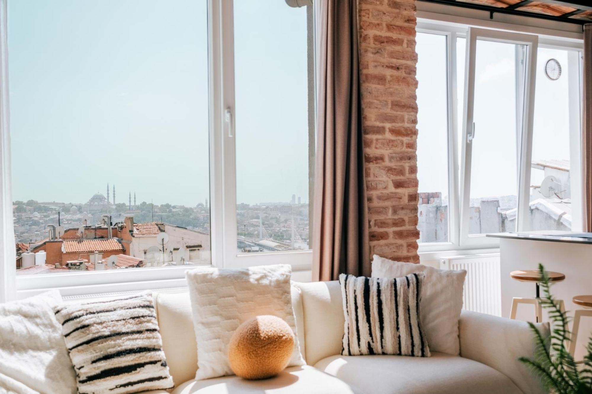 Flat W City View Near Galata Tower In Istiklal Ave Daire İstanbul Dış mekan fotoğraf